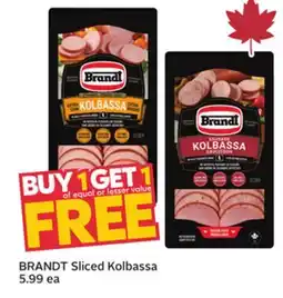 Sobeys BRANDT Sliced Kolbassa offer