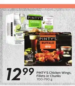 Sobeys PINTY'S Chicken Wings, Fillets or Chunks offer