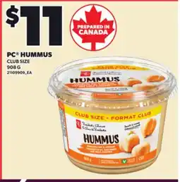 Loblaws PC HUMMUS, 908 G offer