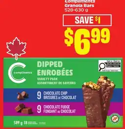 FreshCo Compliments Granola Bars 528-630 g offer