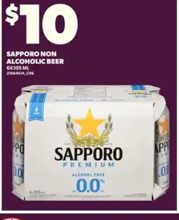 Loblaws SAPPORO NON ALCOHOLIC BEER offer