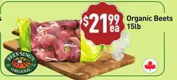 Healthy Planet Organic Beets offer