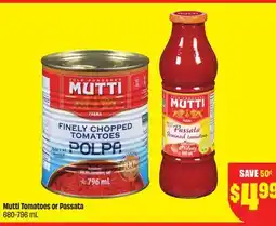 FreshCo Mutti Tomatoes or Passata 680-796 mL offer