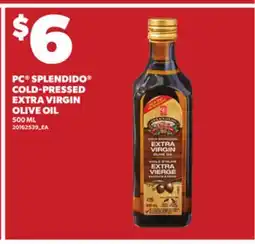 Loblaws PC SPLENDIDO COLD-PRESSED EXTRA VIRGIN OLIVE OIL offer