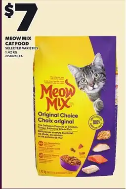 Loblaws MEOW MIX CAT FOOD, 1.42 KG offer