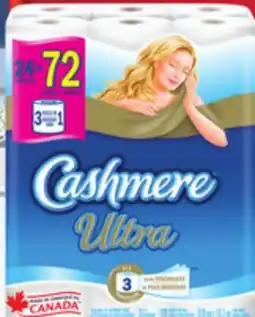 Loblaws CASHMERE ULTRA BATHROOM TISSUE offer