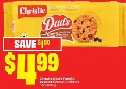 FreshCo Christie Dad's Family Cookies Select Varieties 500-520 g offer