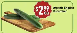 Healthy Planet Organic English Cucumber offer