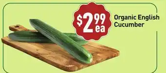 Healthy Planet Organic English Cucumber offer