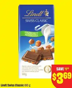 FreshCo Lindt Swiss Classic 100 g offer