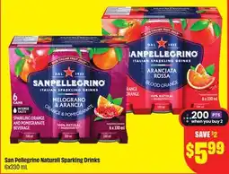 FreshCo San Pellegrino Natural Sparkling Drinks 6*330 mL offer