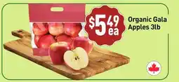 Healthy Planet Organic Gala Apples offer