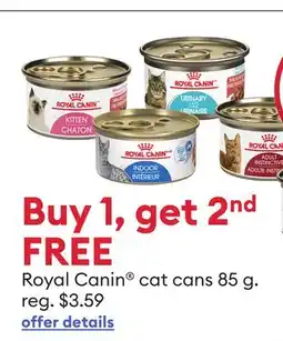Petsmart Royal Canin cat cans offer
