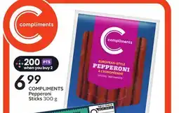 Sobeys COMPLIMENTS Pepperoni Sticks offer