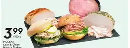Sobeys MCLEAN Lean & Clean Ham or Turkey offer