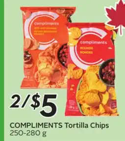 Sobeys COMPLIMENTS Tortilla Chips offer
