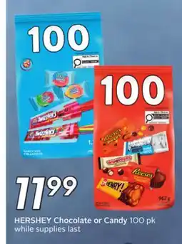 Sobeys HERSHEY Chocolate or Candy offer