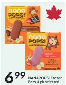 Sobeys NANAPOPS! Frozen Bars offer