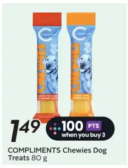 Sobeys COMPLIMENTS Chewies Dog Treats offer