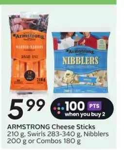 Sobeys ARMSTRONG Cheese Sticks offer