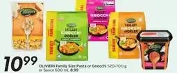 Sobeys OLIVIERI Family Size Pasta or Gnocchi offer
