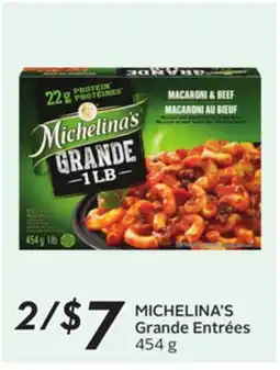 Sobeys MICHELINA'S Grande Entrées offer