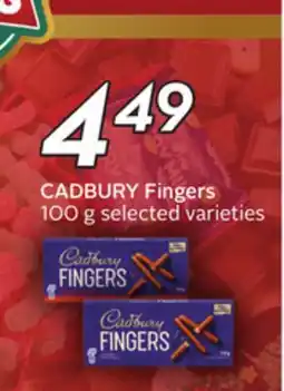 Sobeys CADBURY Fingers offer