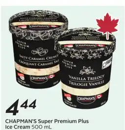 Sobeys CHAPMAN'S Super Premium Plus Ice Cream offer