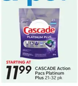 Sobeys CASCADE Action Pacs offer