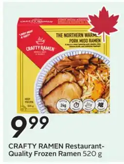 Sobeys CRAFTY RAMEN Restaurant-Quality Frozen Ramen offer