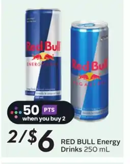 Sobeys RED BULL Energy Drinks offer