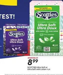 Sobeys SCOTTIES Ultra Soft or Ultra Soft with Lotion offer