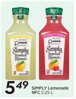 Sobeys SIMPLY Lemonade offer