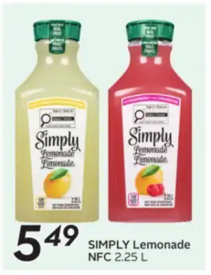 Sobeys SIMPLY Lemonade offer