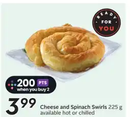 Sobeys Cheese and Spinach Swirls offer