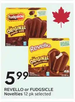 Sobeys REVELLO or FUDGSICLE Novelties offer