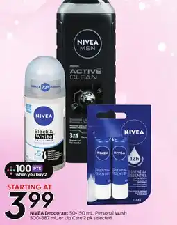 Sobeys NIVEA Deodorant offer