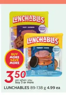 Sobeys LUNCHABLES offer
