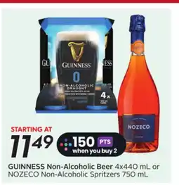 Sobeys GUINNESS Non-Alcoholic Beer offer