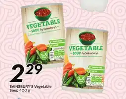 Sobeys SAINSBURY'S Vegetable Soup offer