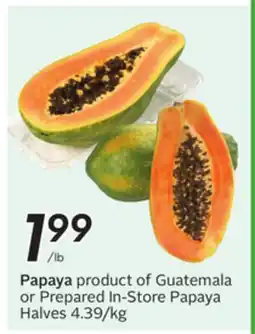 Sobeys Papaya offer
