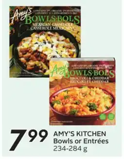 Sobeys AMY'S KITCHEN Bowls or Entrées offer