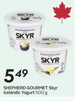 Sobeys SHEPHERD GOURMET Skyr Icelandic Yogurt offer