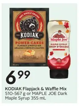 Sobeys KODIAK Flapjack & Waffle Mix offer