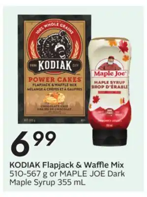 Sobeys KODIAK Flapjack & Waffle Mix offer