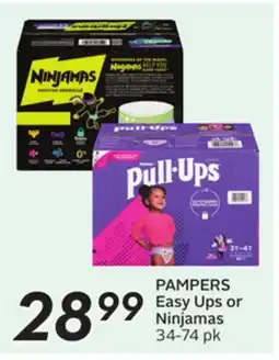 Sobeys PAMPERS Easy Ups or Ninjamas offer