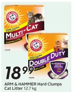 Sobeys ARM & HAMMER Hard Clumps Cat Litter offer