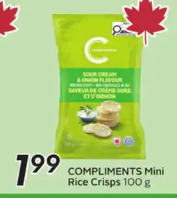 Sobeys COMPLIMENTS Rice Crisps offer