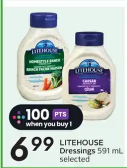 Sobeys LITEHOUSE Dressings offer