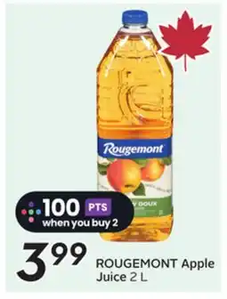 Sobeys ROUGEMONT Apple Juice offer